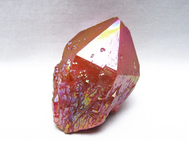 オーラクリスタル 原石 レッド エレスチャル オーラ水晶 一点物 171-8716