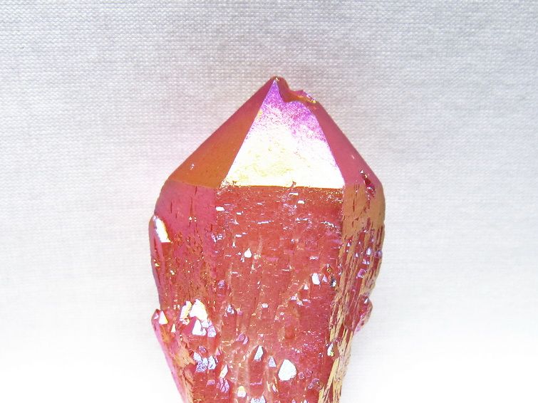 オーラクリスタル 原石 レッド エレスチャル オーラ水晶 一点物 171-8717