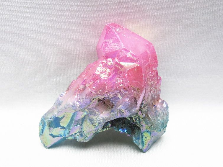 オーラクリスタル 原石 マルチカラー エレスチャル オーラ水晶 一点物 171-8721