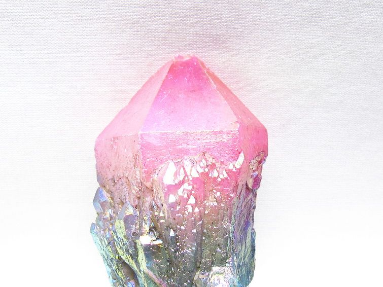 オーラクリスタル 原石 マルチカラー エレスチャル オーラ水晶 一点物 171-8723
