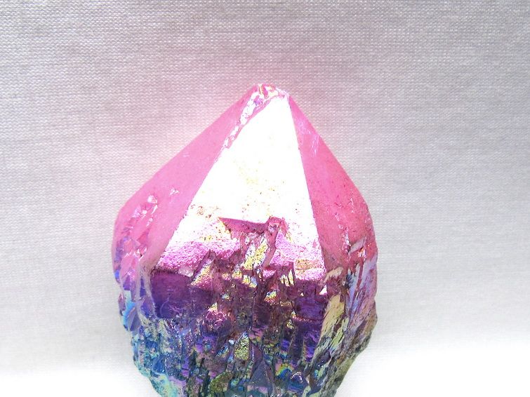 オーラクリスタル 原石 マルチカラー エレスチャル オーラ水晶 一点物 171-8728
