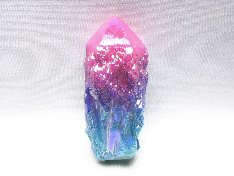 オーラクリスタル 原石 マルチカラー エレスチャル オーラ水晶 一点物 171-8730