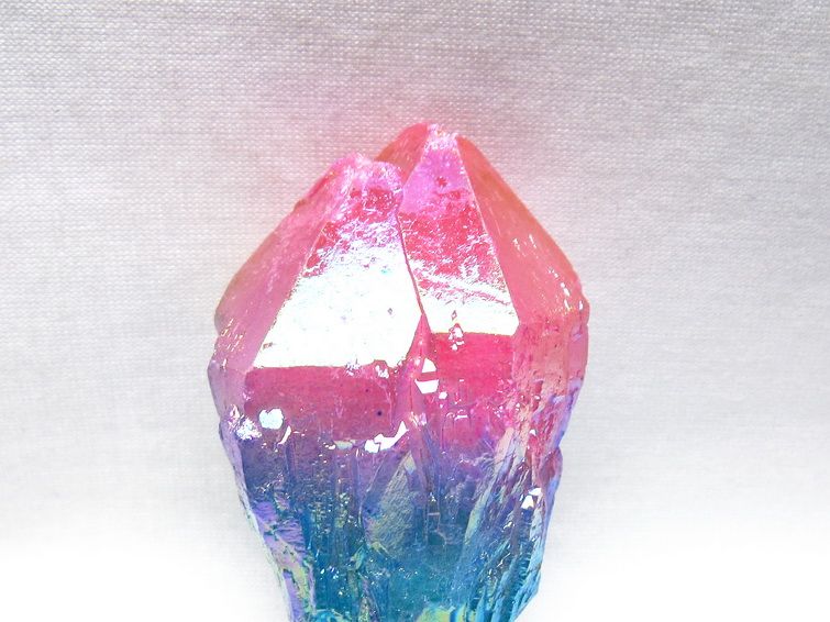 オーラクリスタル 原石 マルチカラー エレスチャル オーラ水晶 一点物 171-8732