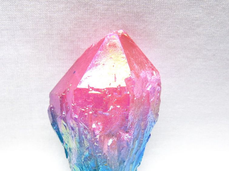 オーラクリスタル 原石 マルチカラー エレスチャル オーラ水晶 一点物 171-8732