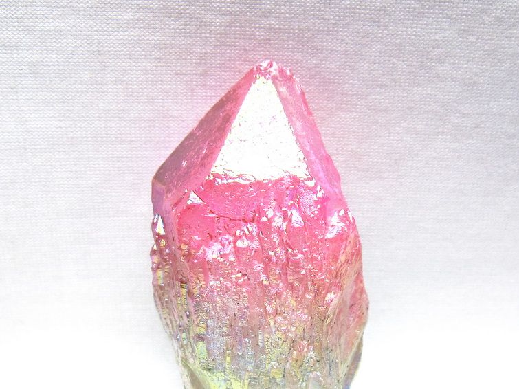 オーラクリスタル 原石 マルチカラー エレスチャル オーラ水晶 一点物 171-8733