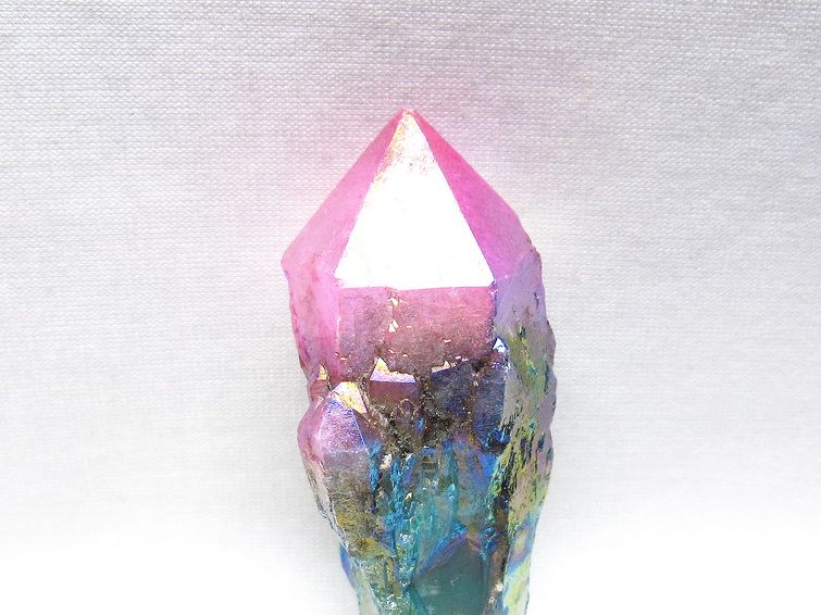 オーラクリスタル 原石 マルチカラー エレスチャル オーラ水晶 一点物 171-8735