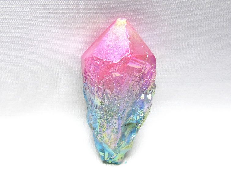 オーラクリスタル 原石 マルチカラー エレスチャル オーラ水晶 一点物 171-8736