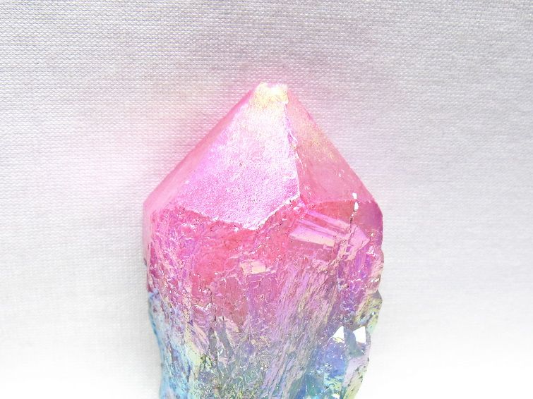 オーラクリスタル 原石 マルチカラー エレスチャル オーラ水晶 一点物 171-8736