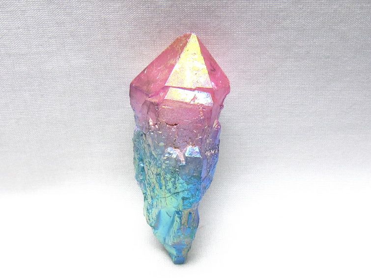 オーラクリスタル 原石 マルチカラー エレスチャル オーラ水晶 一点物 171-8742