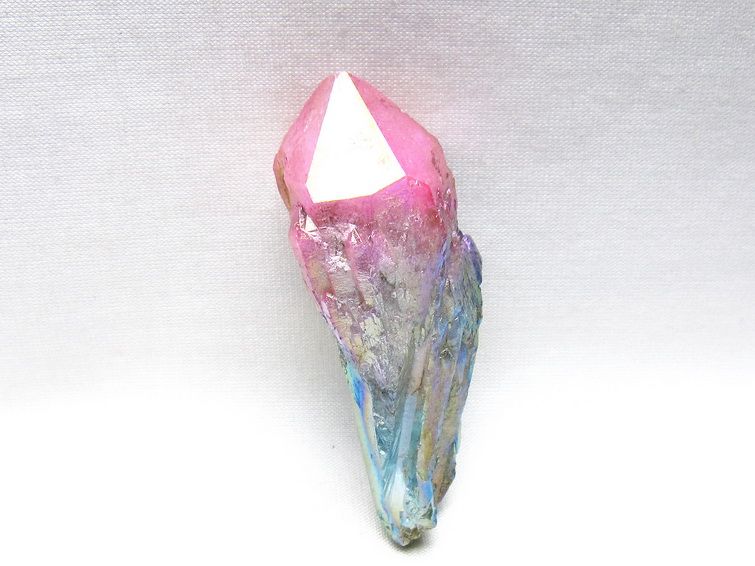 オーラクリスタル 原石 マルチカラー エレスチャル オーラ水晶 一点物 171-8744