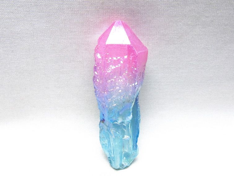 オーラクリスタル 原石 マルチカラー エレスチャル オーラ水晶 一点物 171-8745