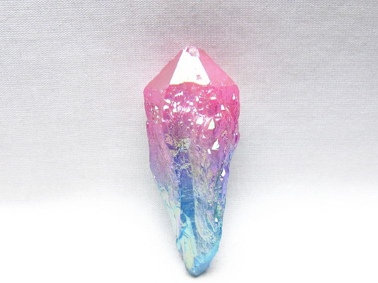 オーラクリスタル 原石 マルチカラー エレスチャル オーラ水晶 一点物 171-8746