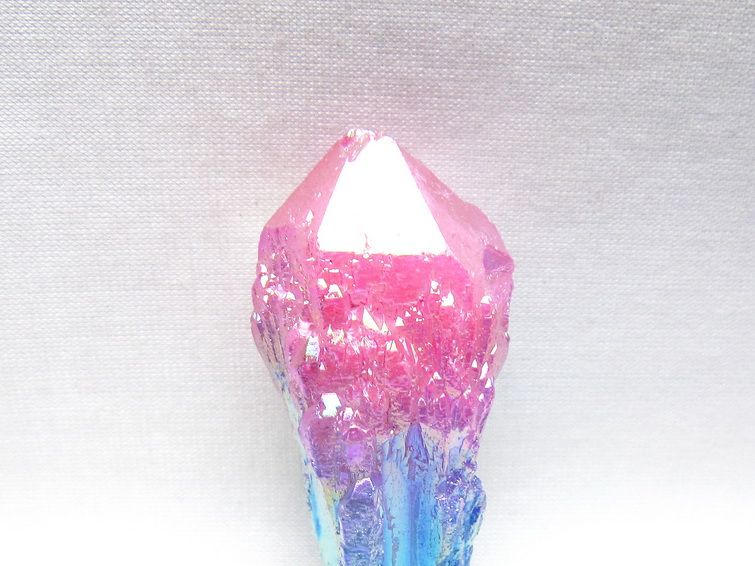 オーラクリスタル 原石 マルチカラー エレスチャル オーラ水晶 一点物 171-8746