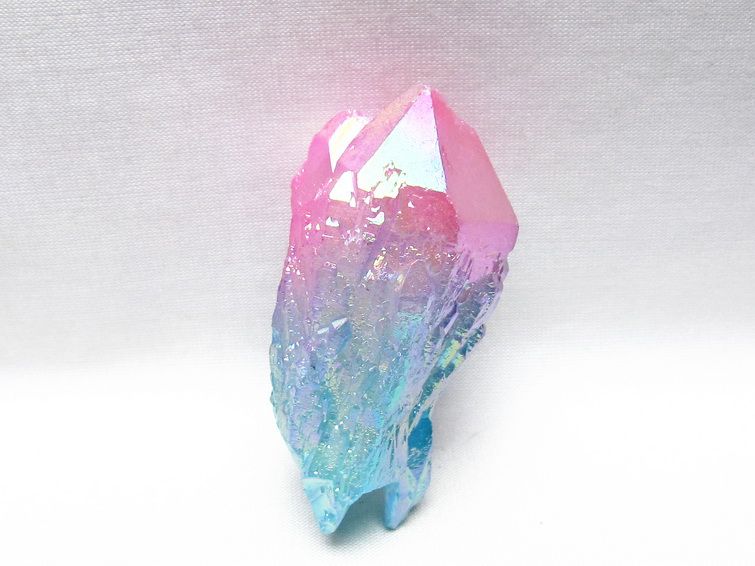 オーラクリスタル 原石 マルチカラー エレスチャル オーラ水晶 一点物 171-8748