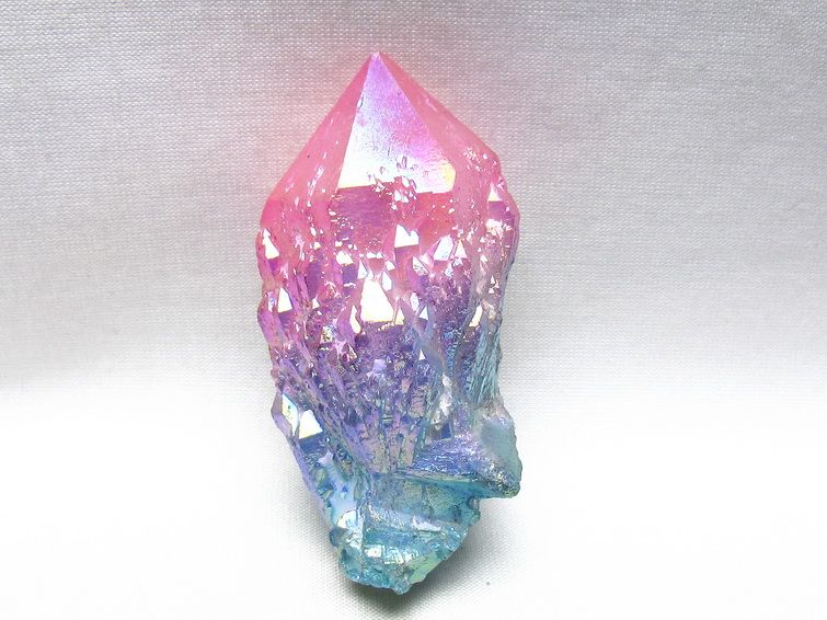 オーラクリスタル 原石 マルチカラー エレスチャル オーラ水晶 一点物 171-8750
