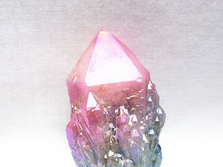 オーラクリスタル 原石 マルチカラー エレスチャル オーラ水晶 一点物 171-8752