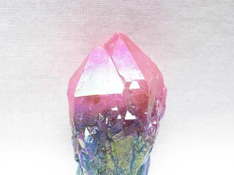オーラクリスタル 原石 マルチカラー エレスチャル オーラ水晶 一点物 171-8754