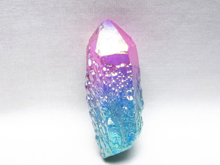 オーラクリスタル 原石 マルチカラー エレスチャル オーラ水晶 一点物 171-8756