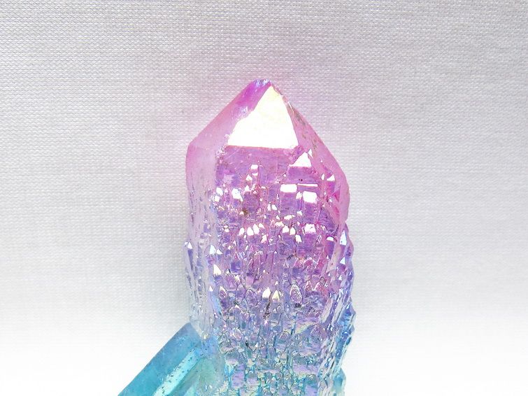 オーラクリスタル 原石 マルチカラー エレスチャル オーラ水晶 一点物 171-8756