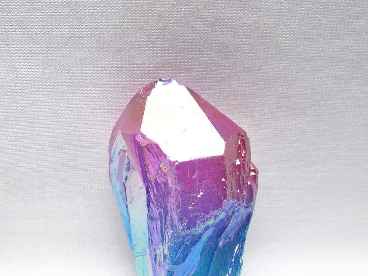 オーラクリスタル 原石 マルチカラー エレスチャル オーラ水晶 一点物 171-8757