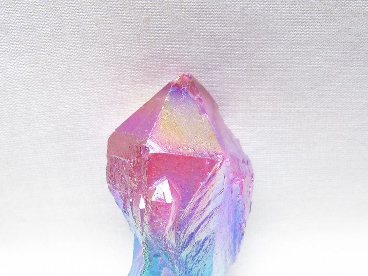 オーラクリスタル 原石 マルチカラー エレスチャル オーラ水晶 一点物 171-8757