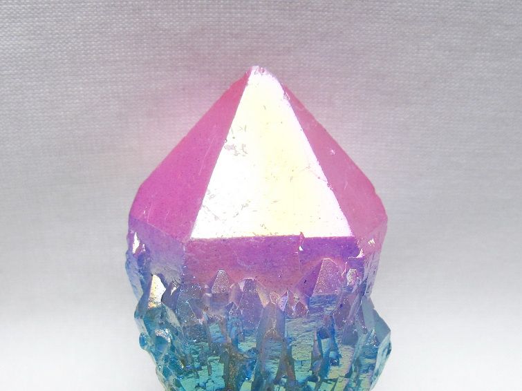 オーラクリスタル 原石 マルチカラー エレスチャル オーラ水晶 一点物 171-8758