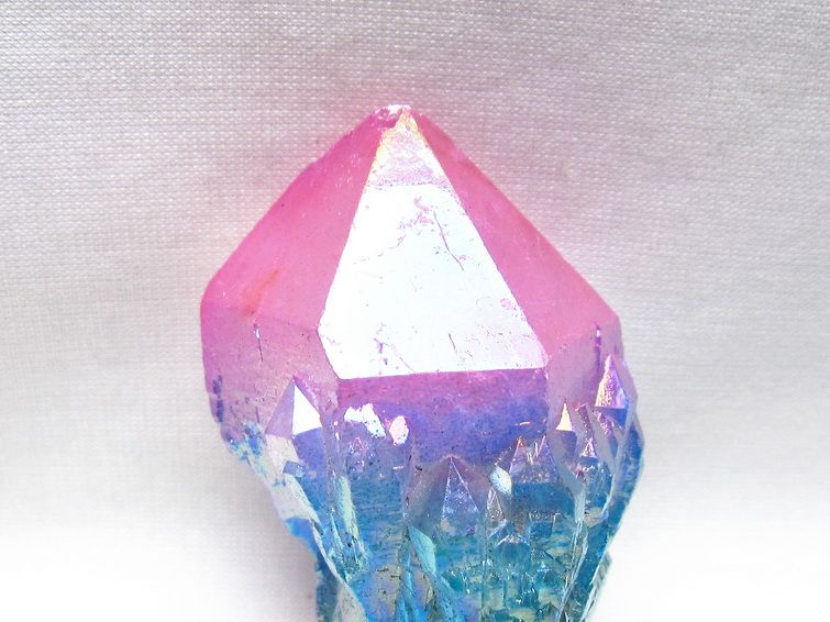 オーラクリスタル 原石 マルチカラー エレスチャル オーラ水晶 一点物 171-8758