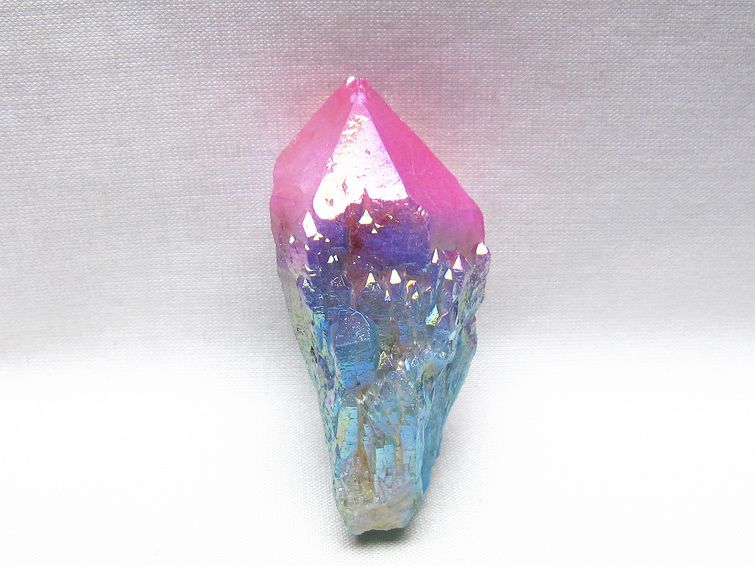 オーラクリスタル 原石 マルチカラー エレスチャル オーラ水晶 一点物 171-8761