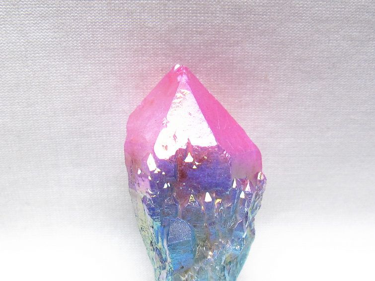 オーラクリスタル 原石 マルチカラー エレスチャル オーラ水晶 一点物 171-8761