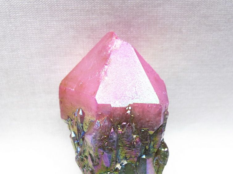 オーラクリスタル 原石 マルチカラー エレスチャル オーラ水晶 一点物 171-8762