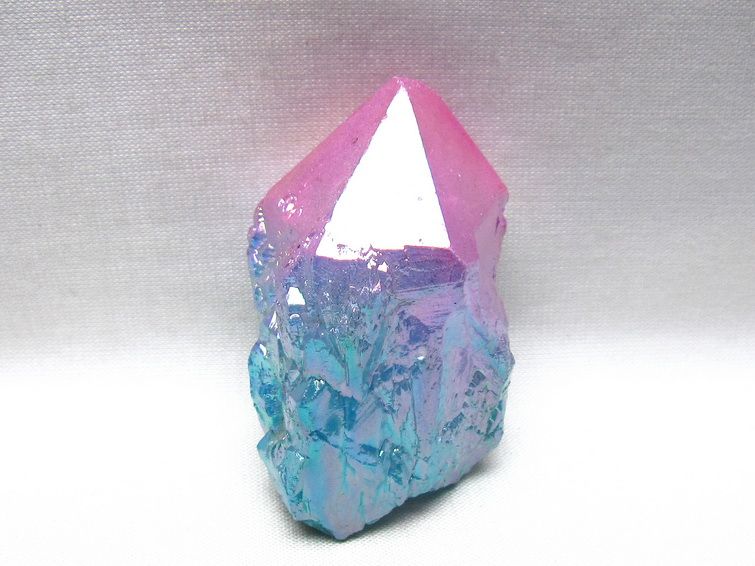 オーラクリスタル 原石 マルチカラー エレスチャル オーラ水晶 一点物 171-8763