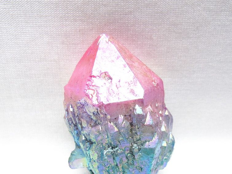 オーラクリスタル 原石 マルチカラー エレスチャル オーラ水晶 一点物 171-8764