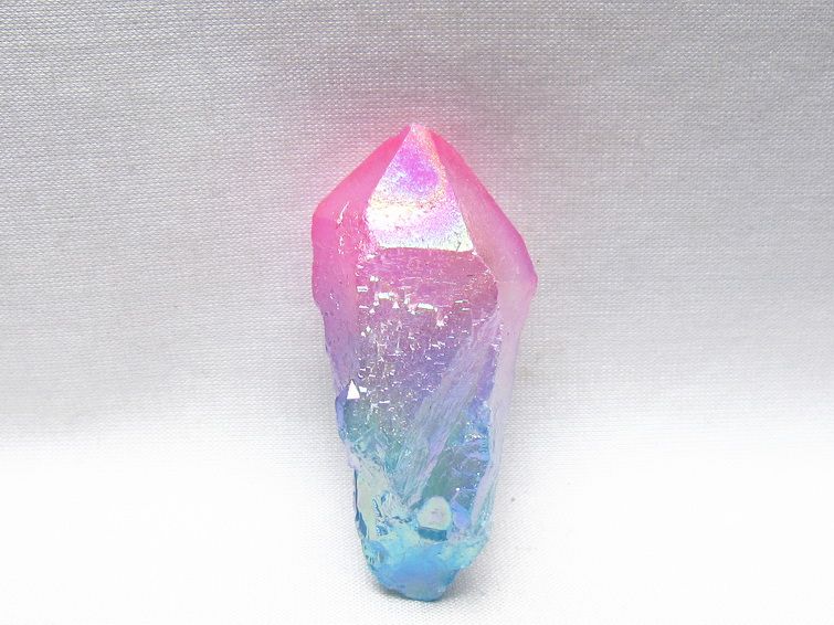 オーラクリスタル 原石 マルチカラー エレスチャル オーラ水晶 一点物 171-8765