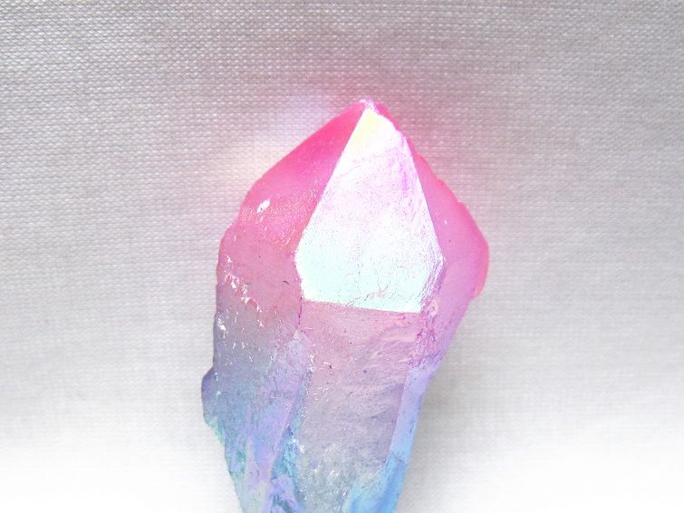 オーラクリスタル 原石 マルチカラー エレスチャル オーラ水晶 一点物 171-8765