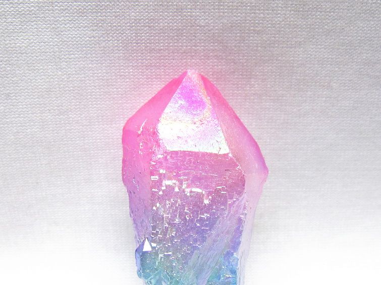 オーラクリスタル 原石 マルチカラー エレスチャル オーラ水晶 一点物 171-8765