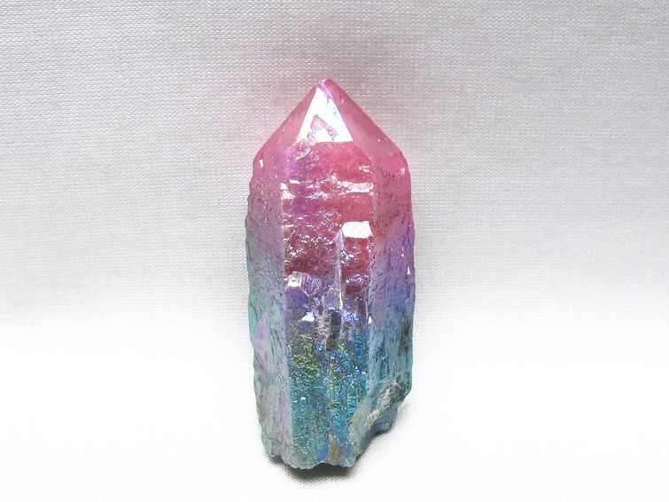 オーラクリスタル 原石 マルチカラー エレスチャル オーラ水晶 一点物 171-8766
