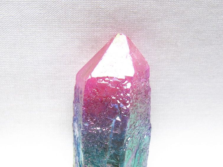 オーラクリスタル 原石 マルチカラー エレスチャル オーラ水晶 一点物 171-8766