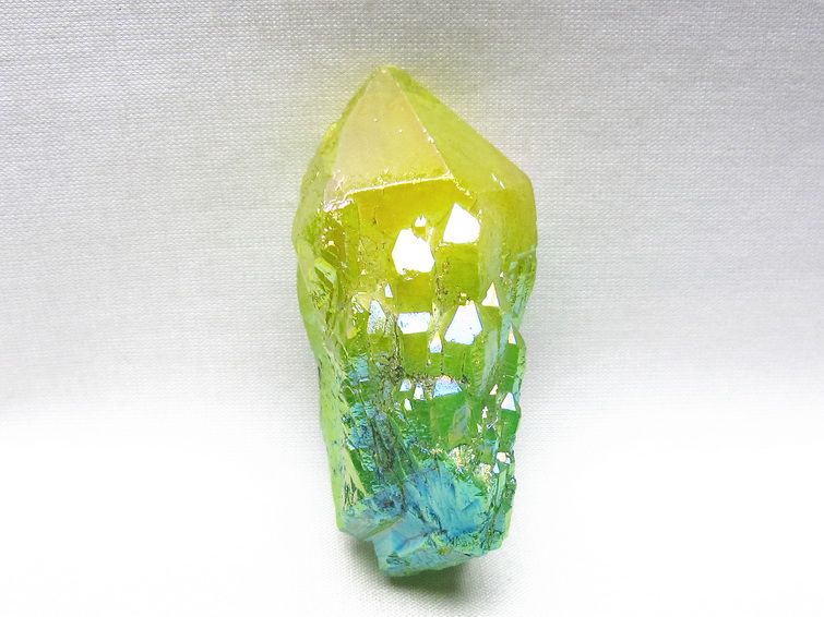オーラクリスタル 原石 マルチカラー エレスチャル オーラ水晶 一点物 171-8771