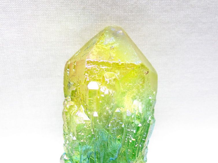 オーラクリスタル 原石 マルチカラー エレスチャル オーラ水晶 一点物 171-8772