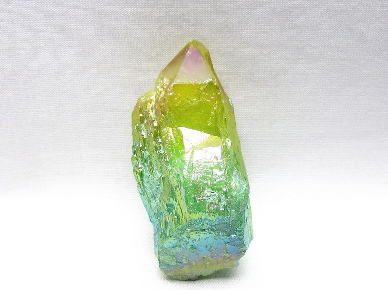 オーラクリスタル 原石 マルチカラー エレスチャル オーラ水晶 一点物 171-8775