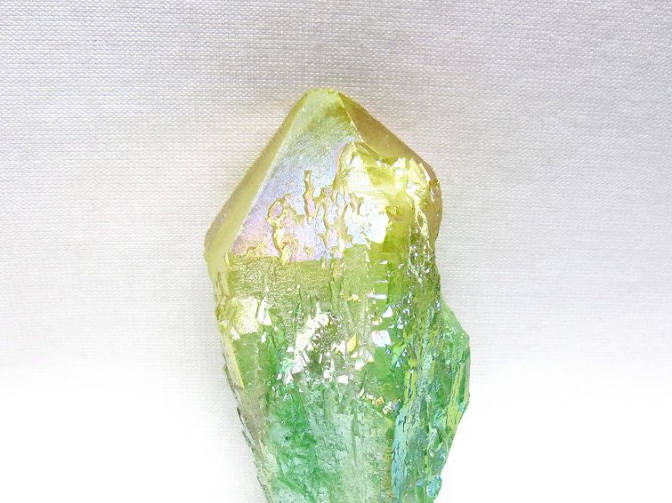 オーラクリスタル 原石 マルチカラー エレスチャル オーラ水晶 一点物 171-8775