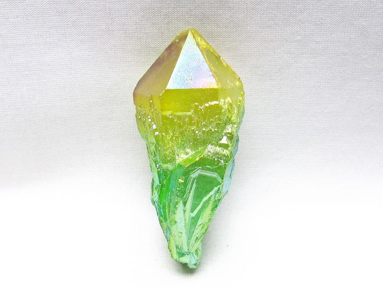 オーラクリスタル 原石 マルチカラー エレスチャル オーラ水晶 一点物 171-8779