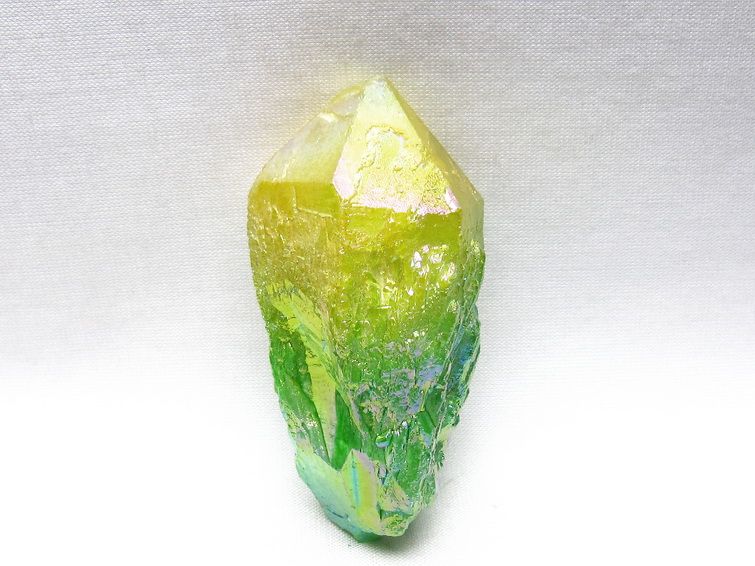オーラクリスタル 原石 マルチカラー エレスチャル オーラ水晶 一点物 171-8780