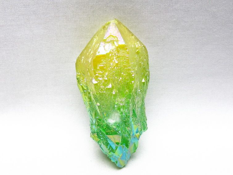 オーラクリスタル 原石 マルチカラー エレスチャル オーラ水晶 一点物 171-8781