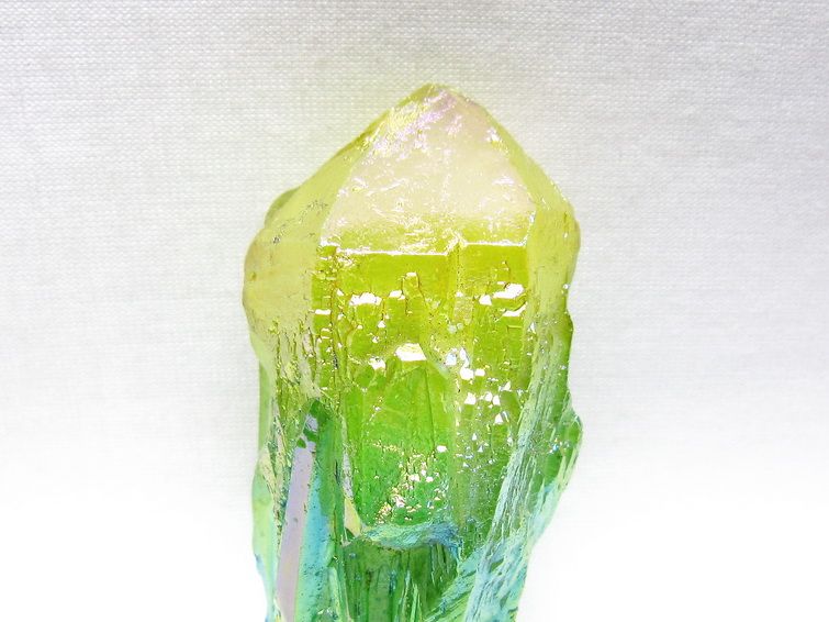 オーラクリスタル 原石 マルチカラー エレスチャル オーラ水晶 一点物 171-8782
