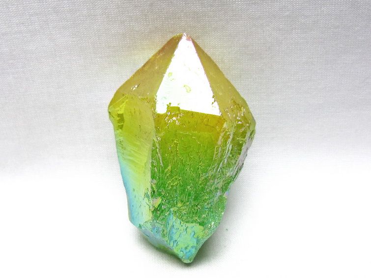 オーラクリスタル 原石 マルチカラー エレスチャル オーラ水晶 一点物 171-8783