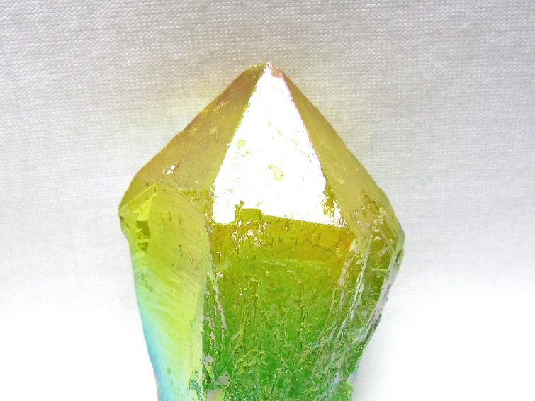 オーラクリスタル 原石 マルチカラー エレスチャル オーラ水晶 一点物 171-8783