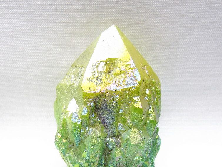 オーラクリスタル 原石 マルチカラー エレスチャル オーラ水晶 一点物 171-8786