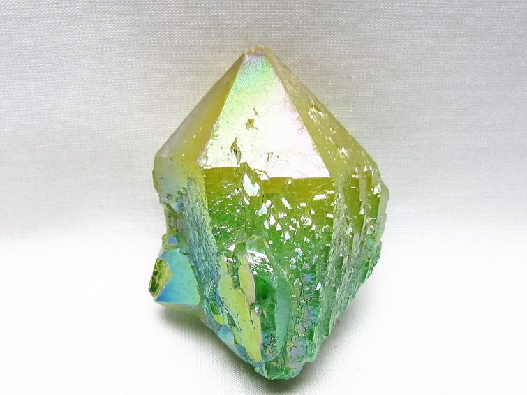 オーラクリスタル 原石 マルチカラー エレスチャル オーラ水晶 一点物 171-8787