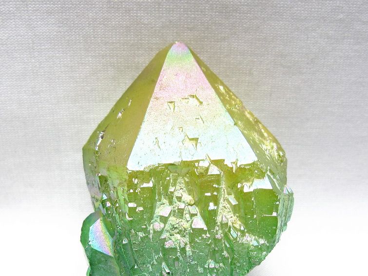 オーラクリスタル 原石 マルチカラー エレスチャル オーラ水晶 一点物 171-8787